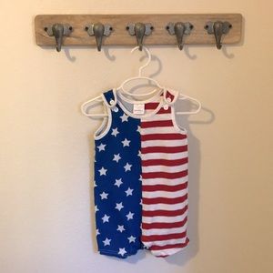 Hanna Andersson American Flag Romper